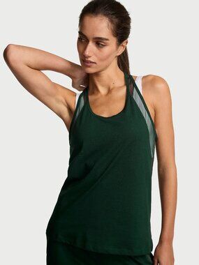 Victoria's Secret VSX Cotton Jersey Racerback Tank Top NWY